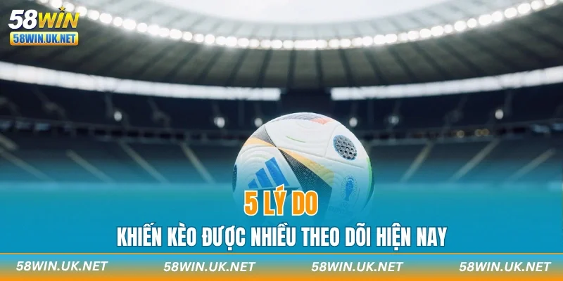 5 Lý do khiến kèo được nhiều theo dõi hiện nay