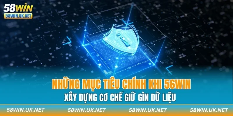 Những mục tiêu chính khi 58WIN xây dựng cơ chế giữ gìn dữ liệu