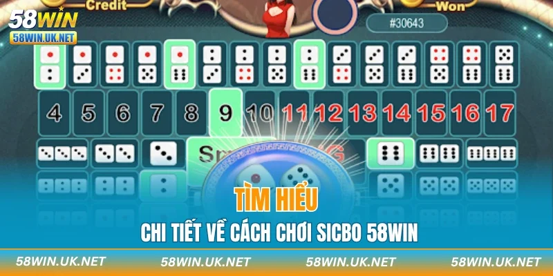 Tìm hiểu chi tiết về cách chơi Sicbo 58WIN