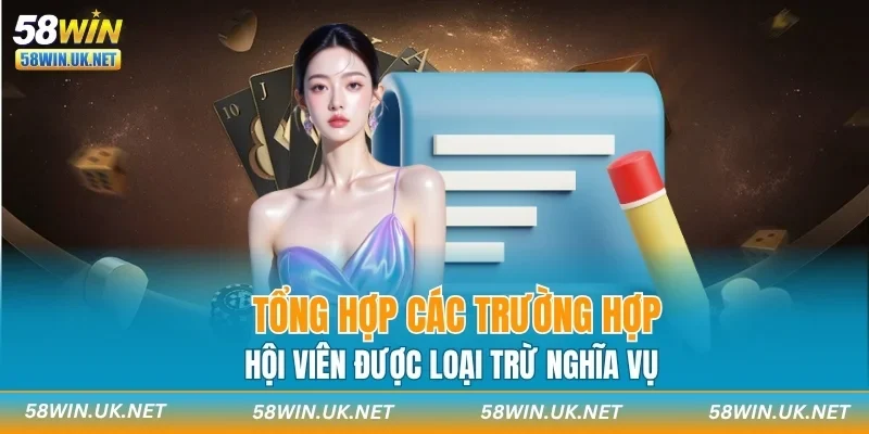 Tổng hợp các trường hợp hội viên được loại trừ nghĩa vụ