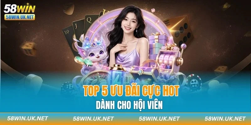 Top 5 ưu đãi cực hot dành cho hội viên